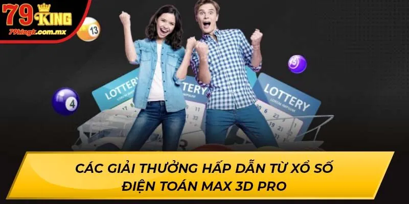 Các giải thưởng hấp dẫn từ Xổ Số Điện Toán Max 3D Pro